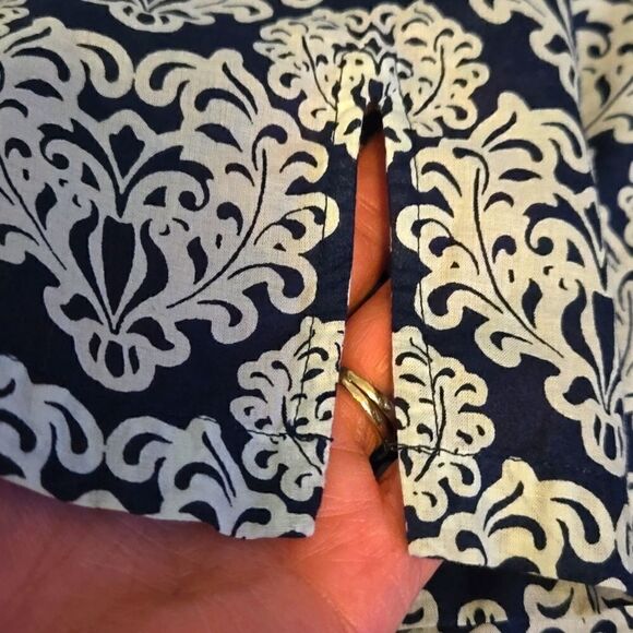 EC TALBOTS PLUS SZ. 100% COTTON EMBROIDERED TUNIC SZ.X - Picture 4 of 5